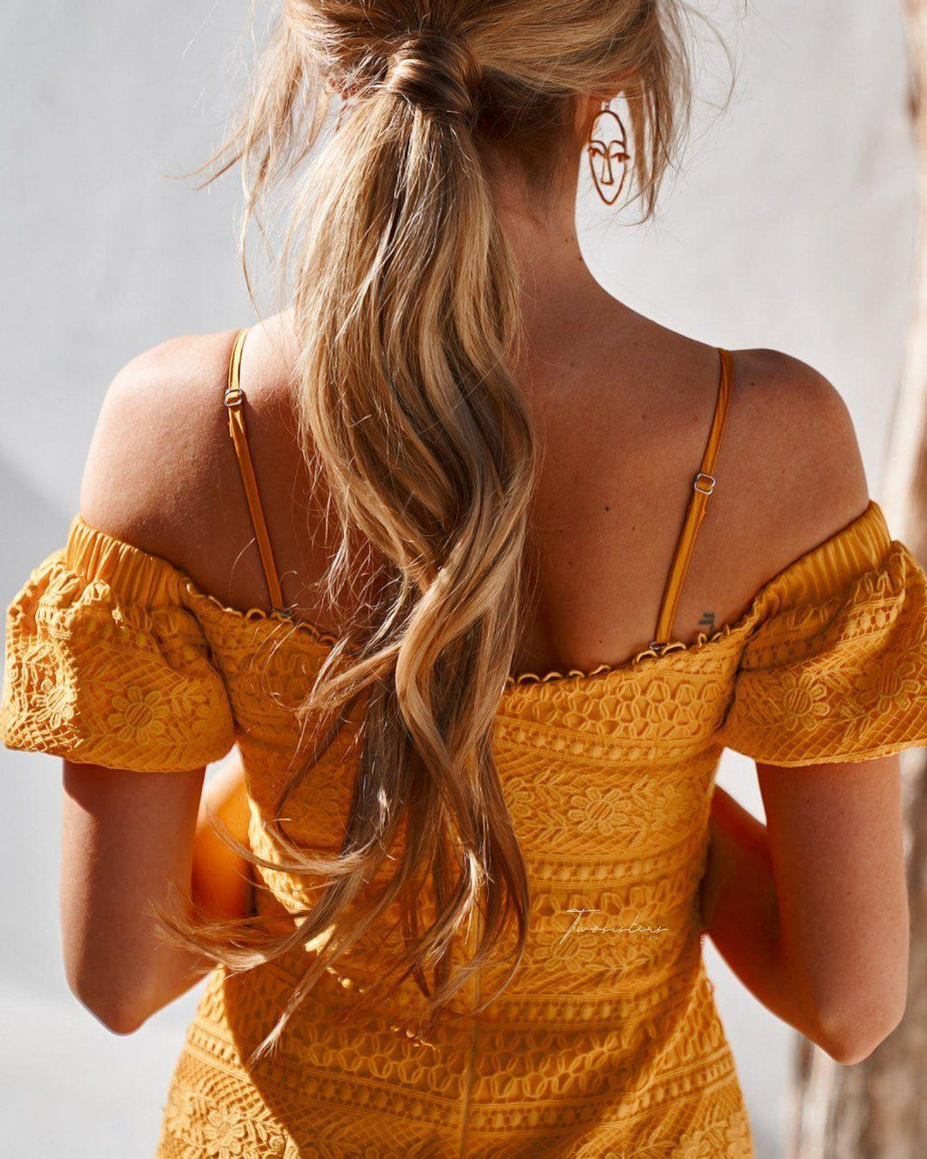 Gabriella Dress - Yellow