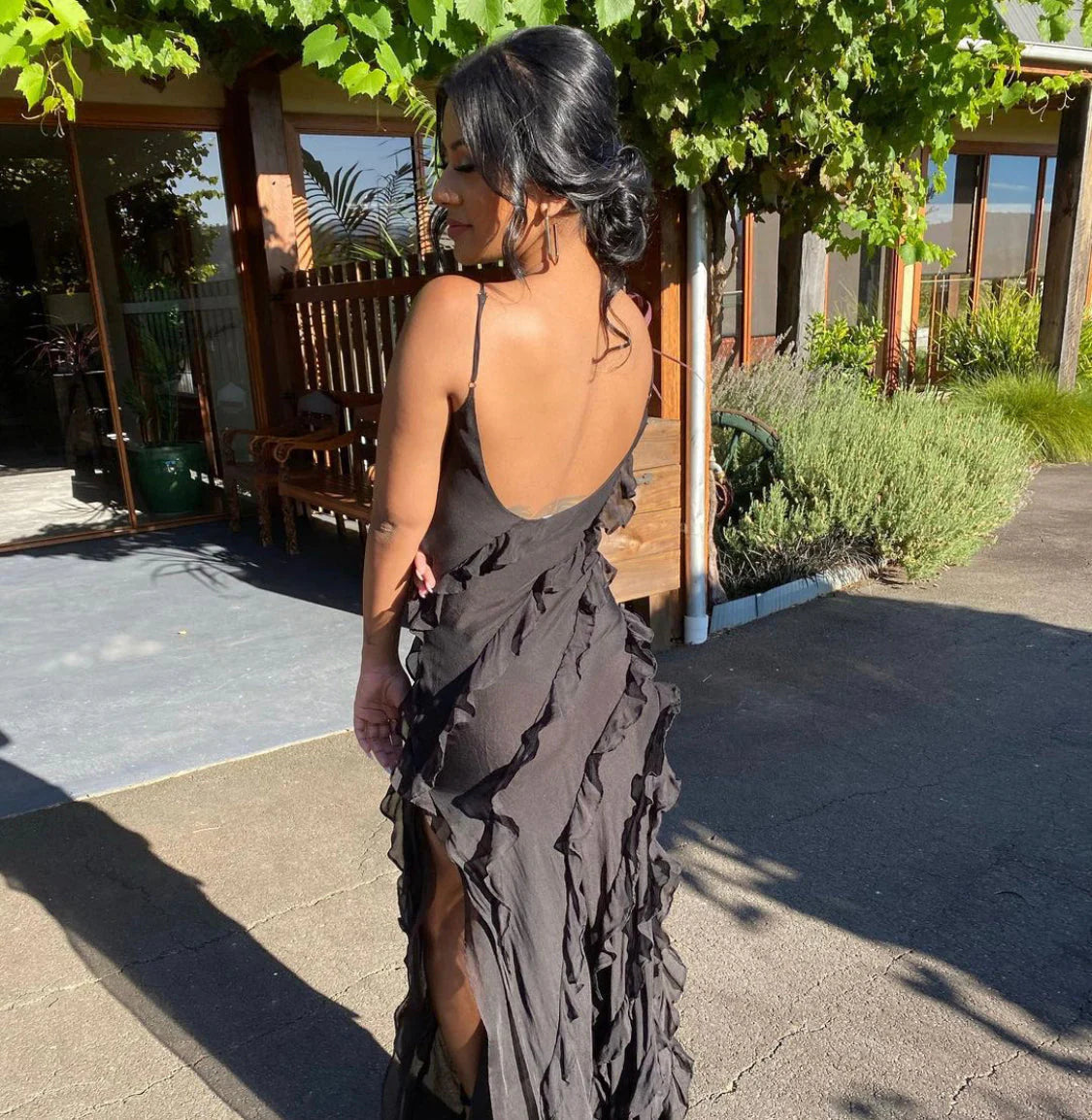 Amorie - Ruffle Dress with Romantic Look