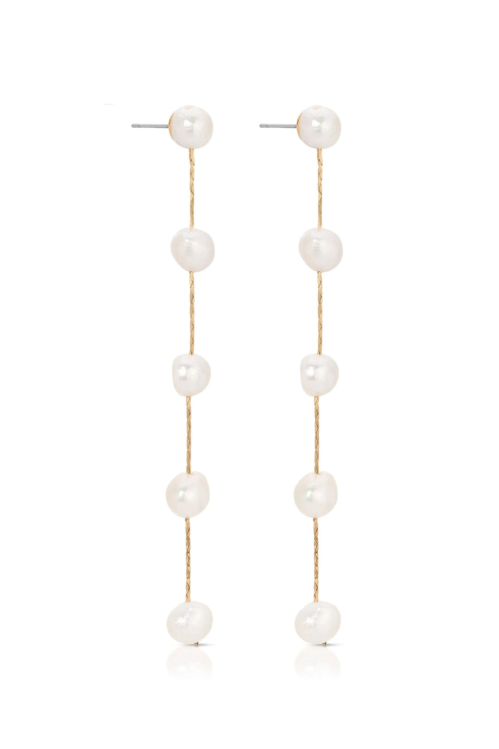 Dripping Pearl Drop Earrings