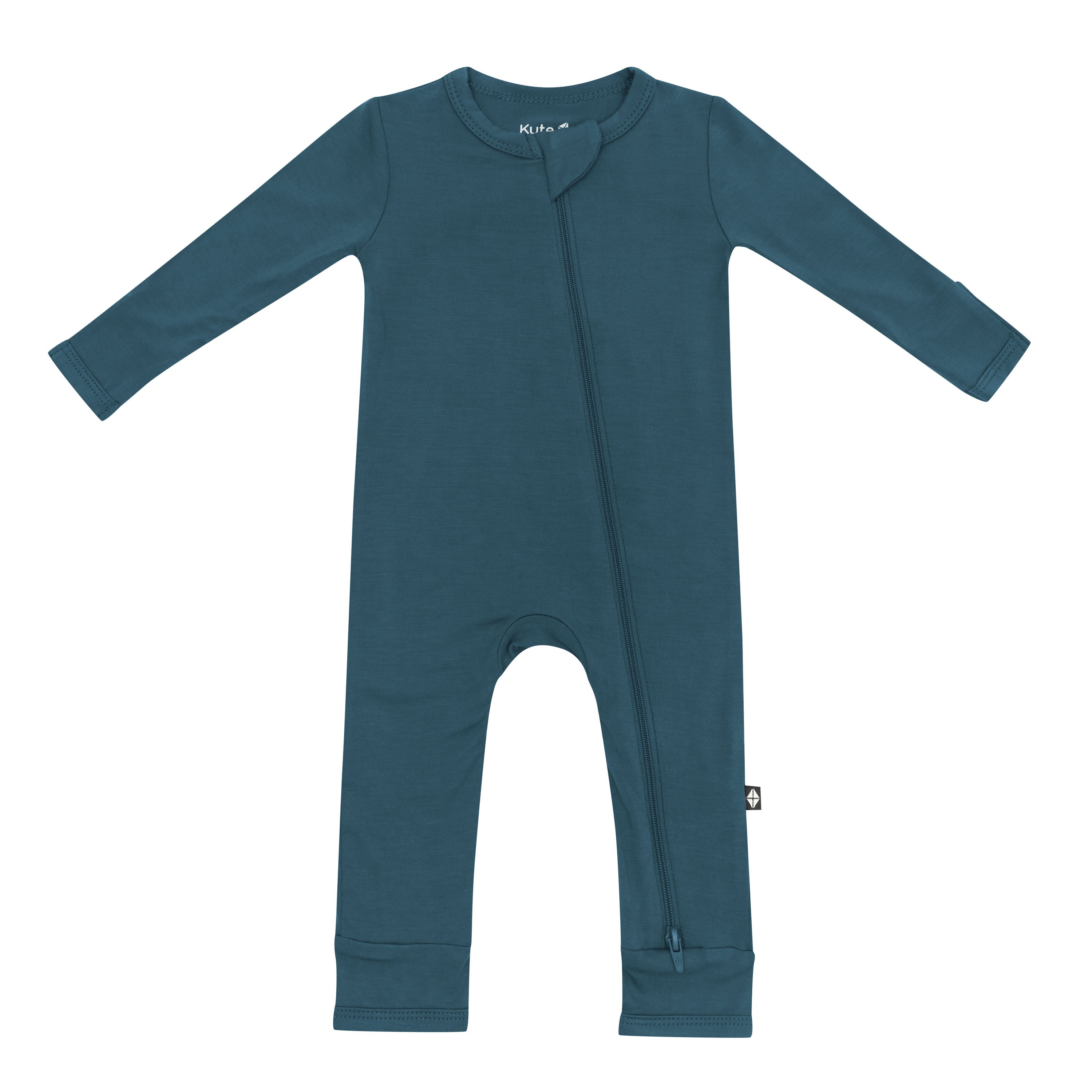 Zippered Romper in Atlantic