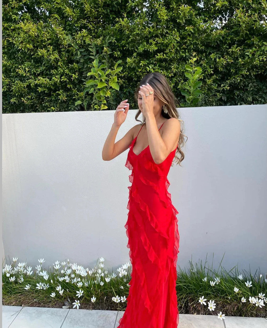 Amorie - Ruffle Dress with Romantic Look