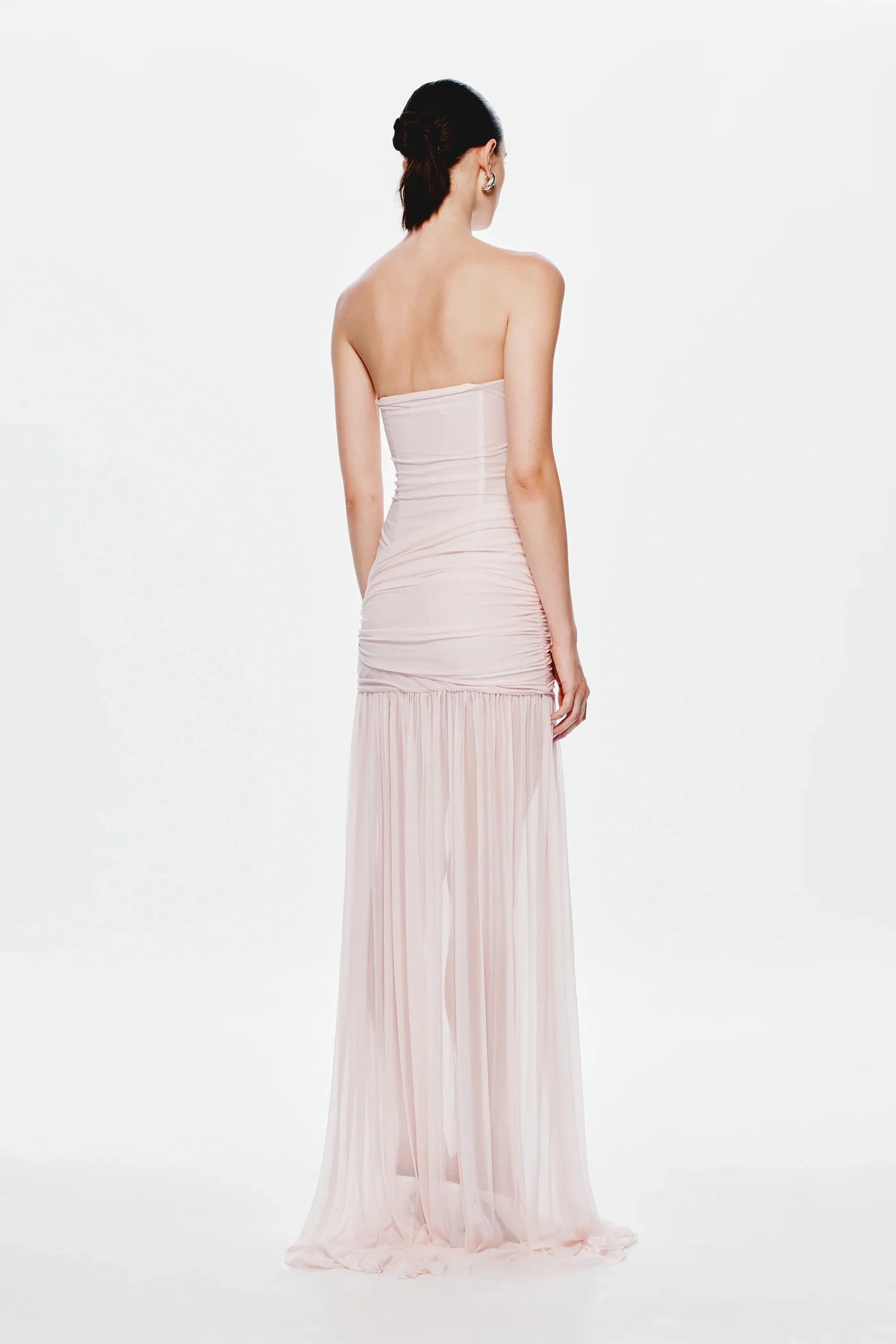 Misha Ember Wrapped Maxi Dress - Dusty Pink