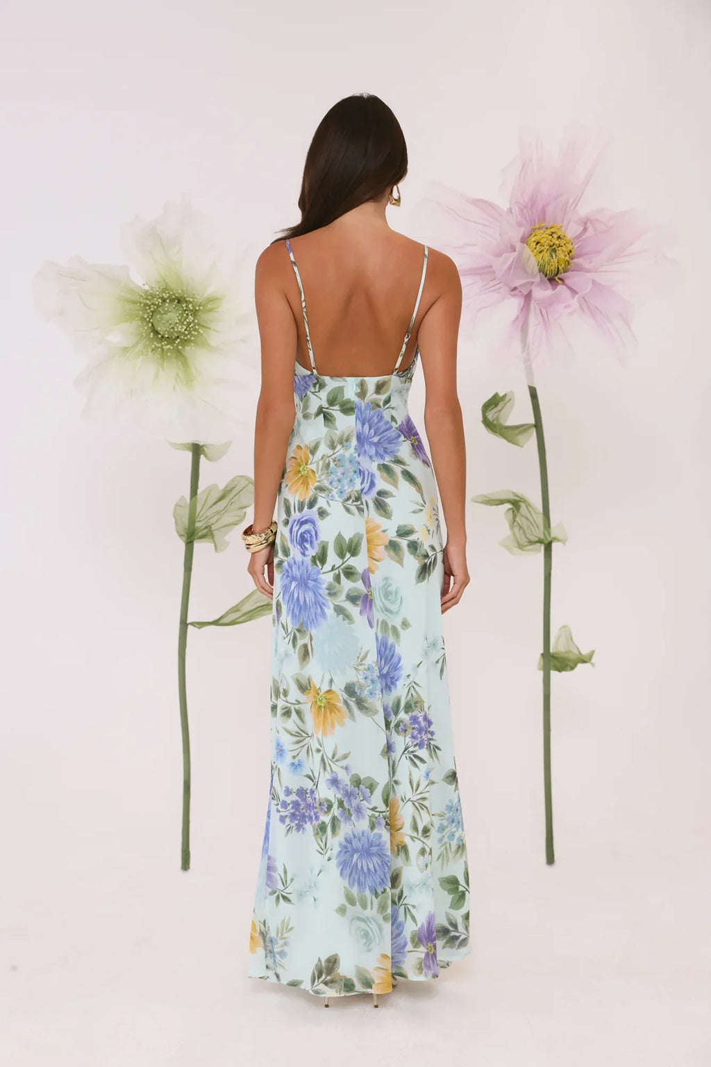 Moonflower Glow Maxi Dress Floral