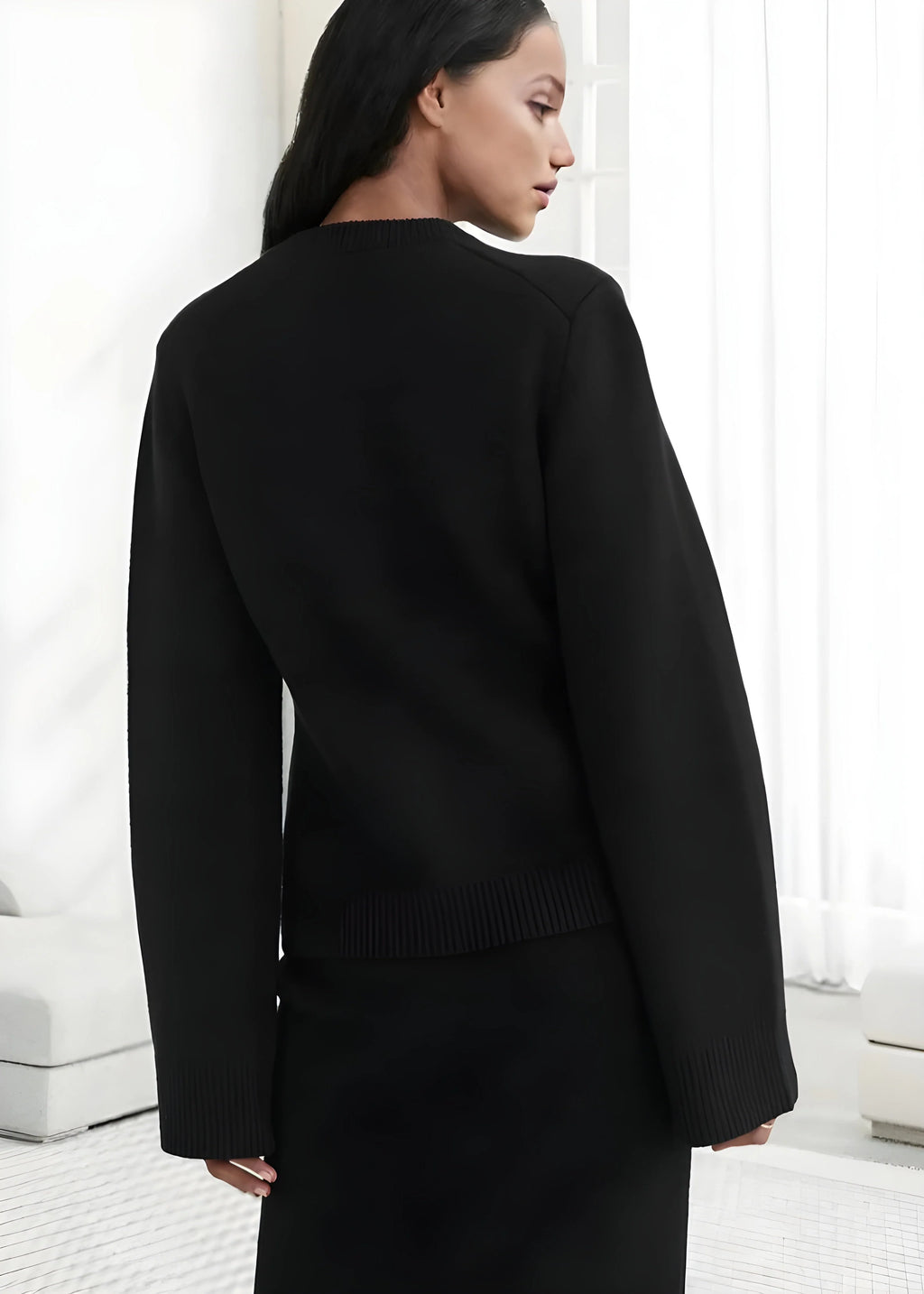 Livette - Knotted Cardigan Sweater