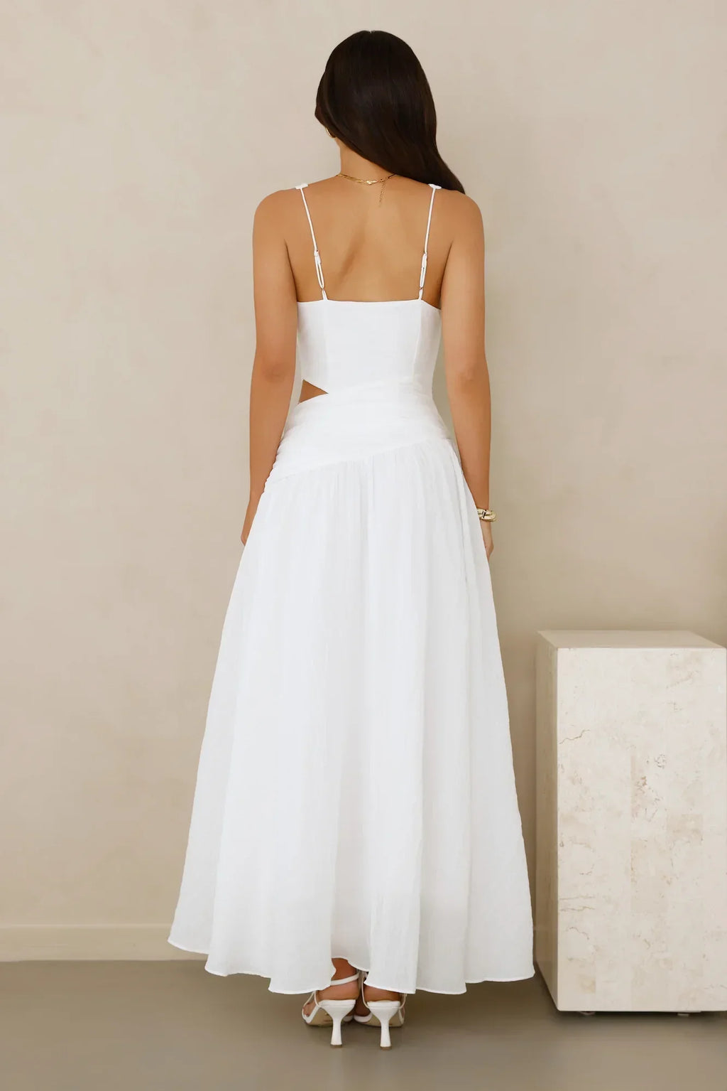 Saltwater Soul Strapless Midi Dress