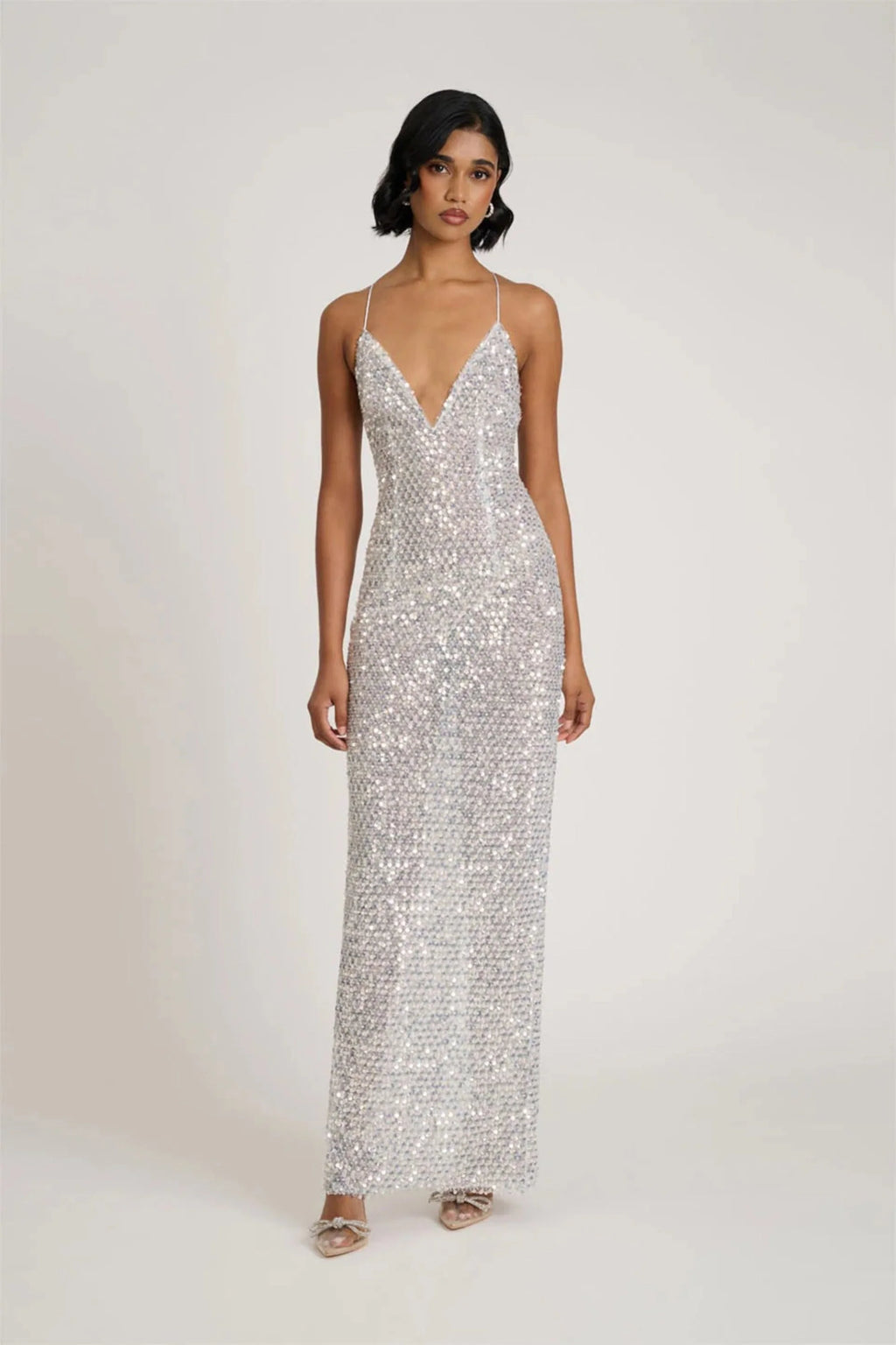 Mevia Gown - Silver