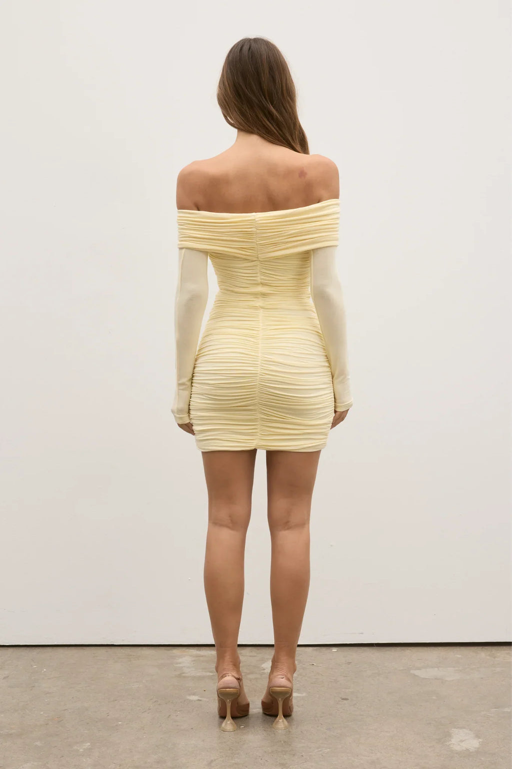 Eva Mini Dress - Lemon