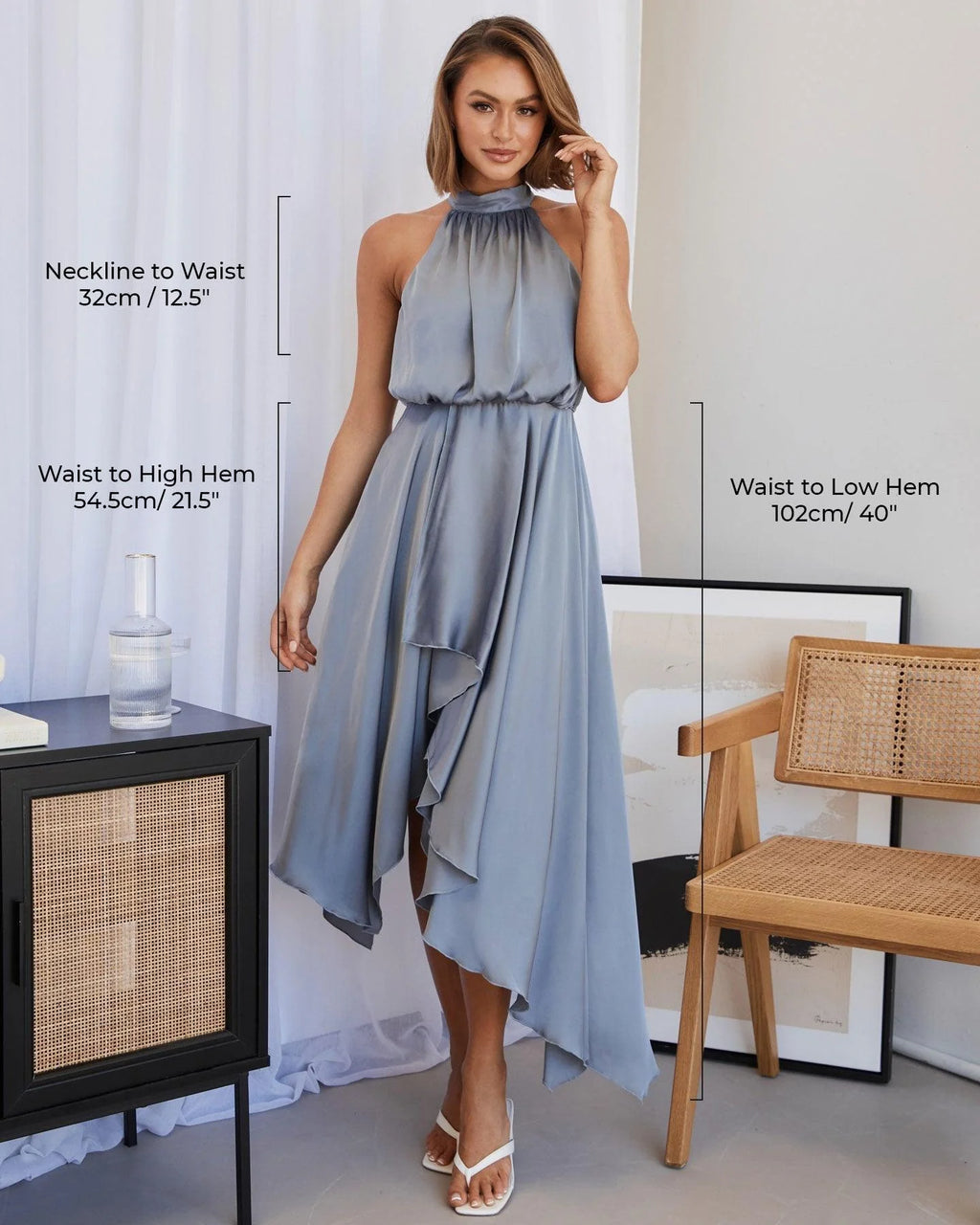 Kat Dress - Mercury