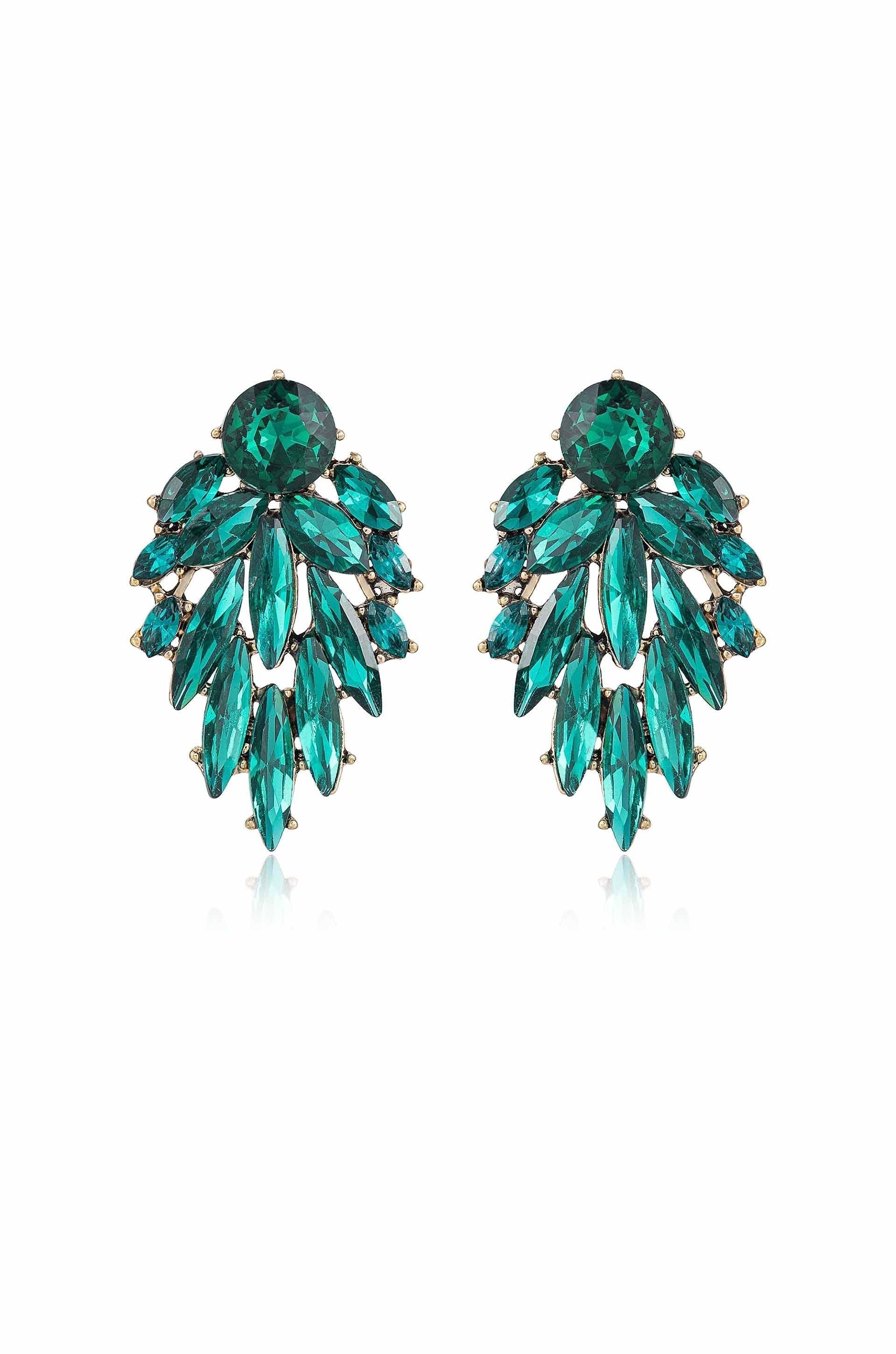 Cry Me A River Earrings - Emerald