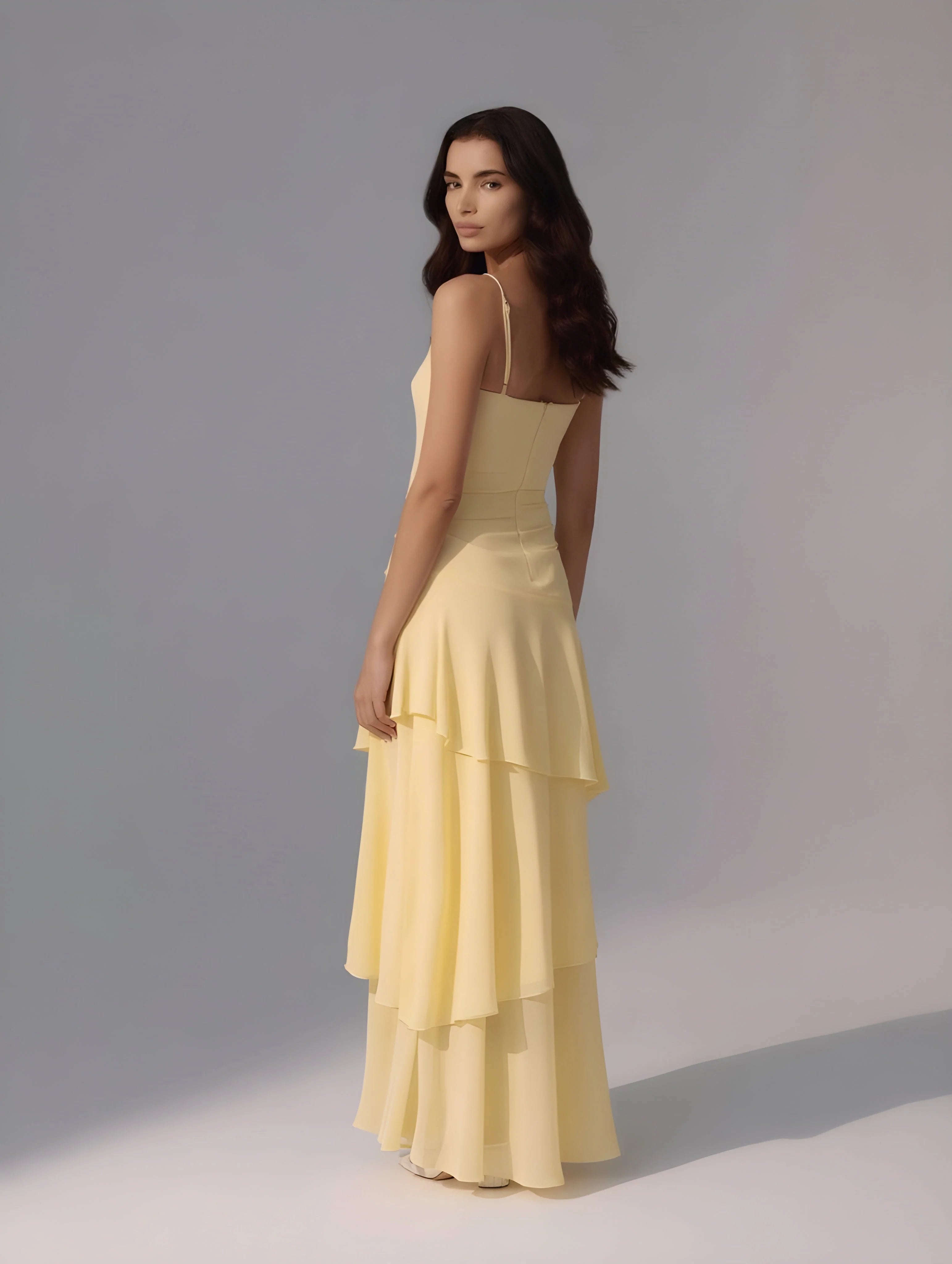 Livette - Long Ruffle Maxi Dress