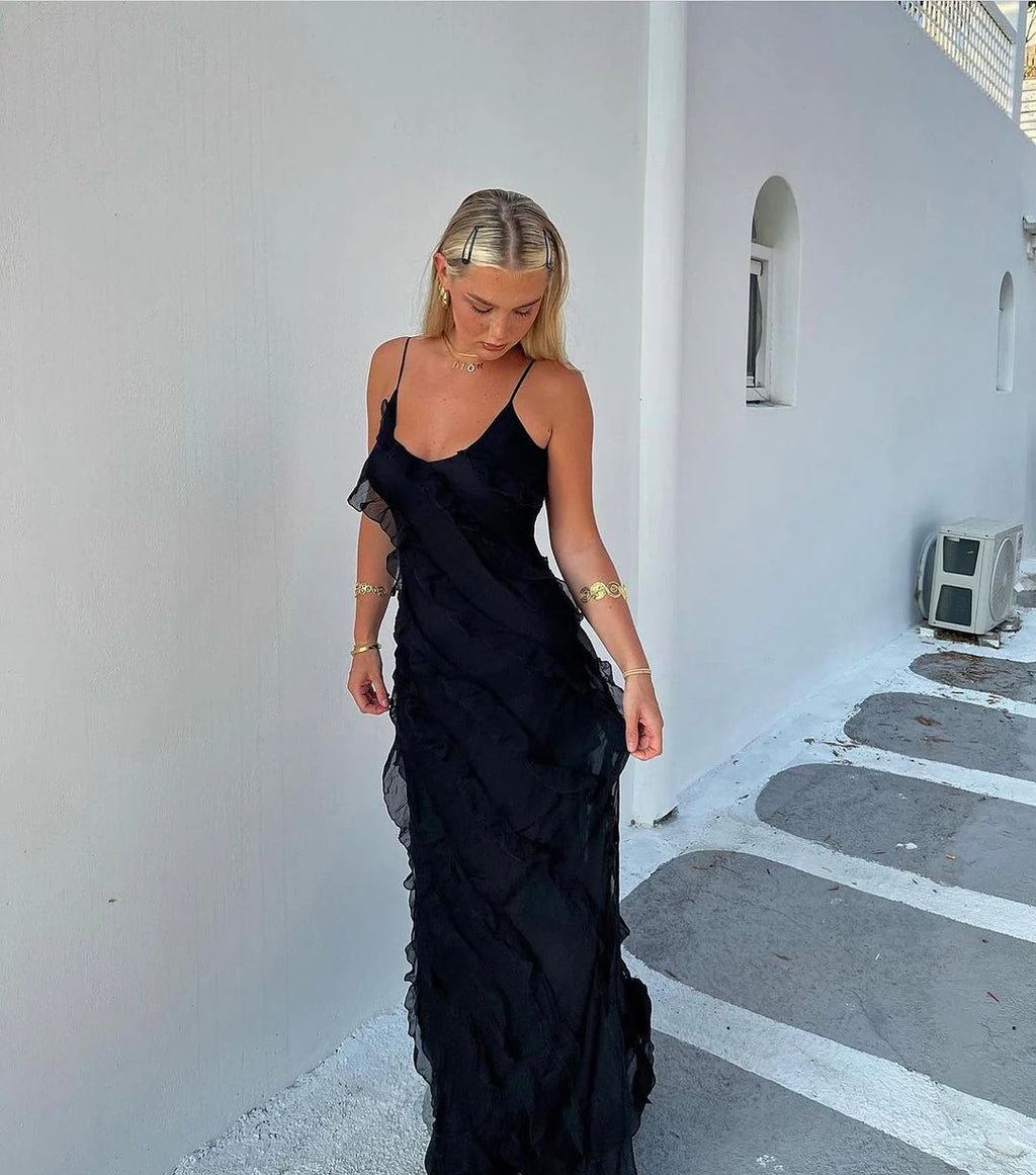 Amorie - Ruffle Dress with Romantic Look
