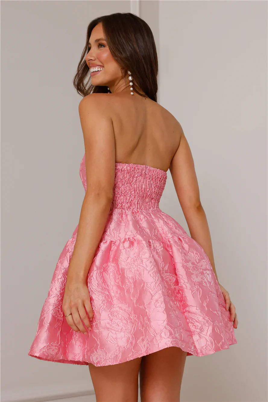 Silhouette Of Dreams Strapless Mini Dress