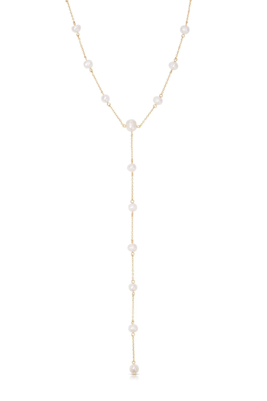 Dripping Pearl Necklace