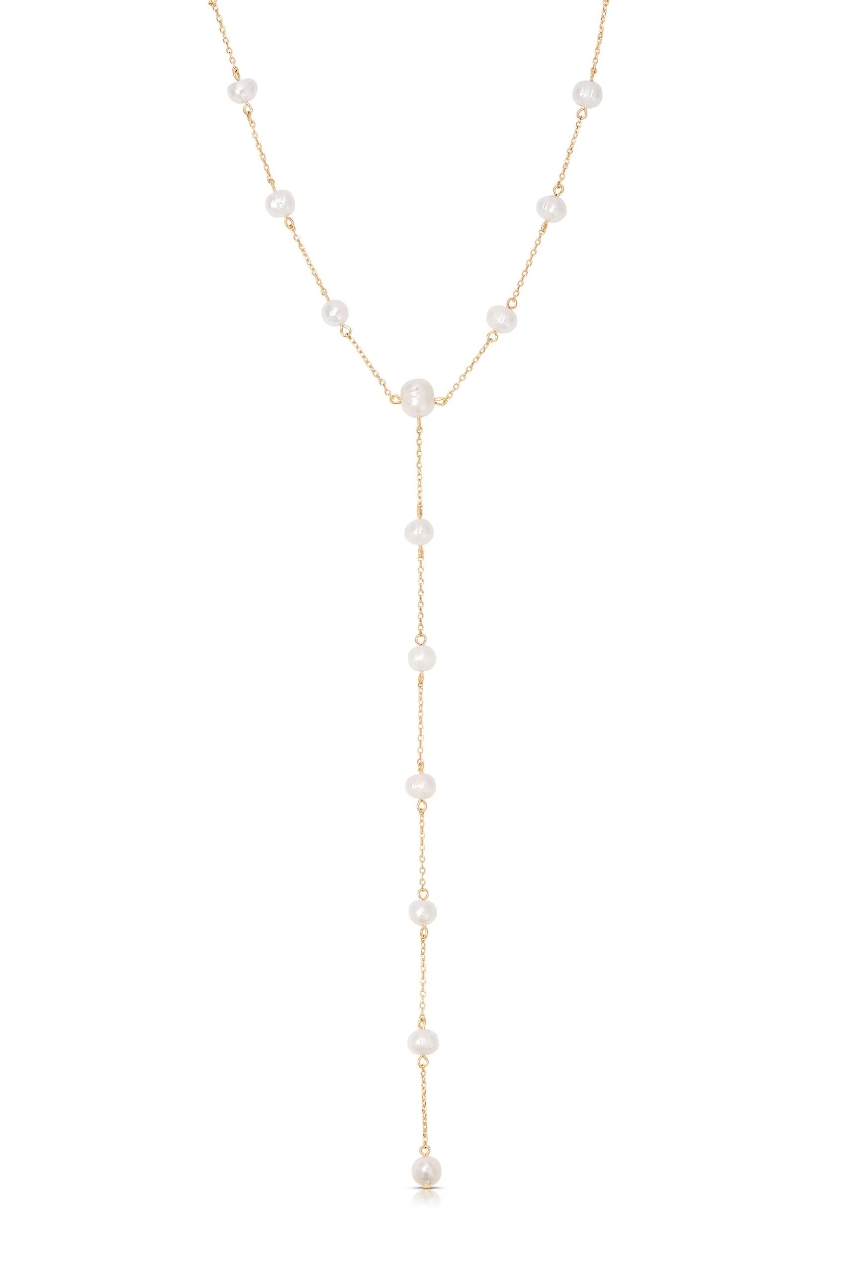 Dripping Pearl Necklace