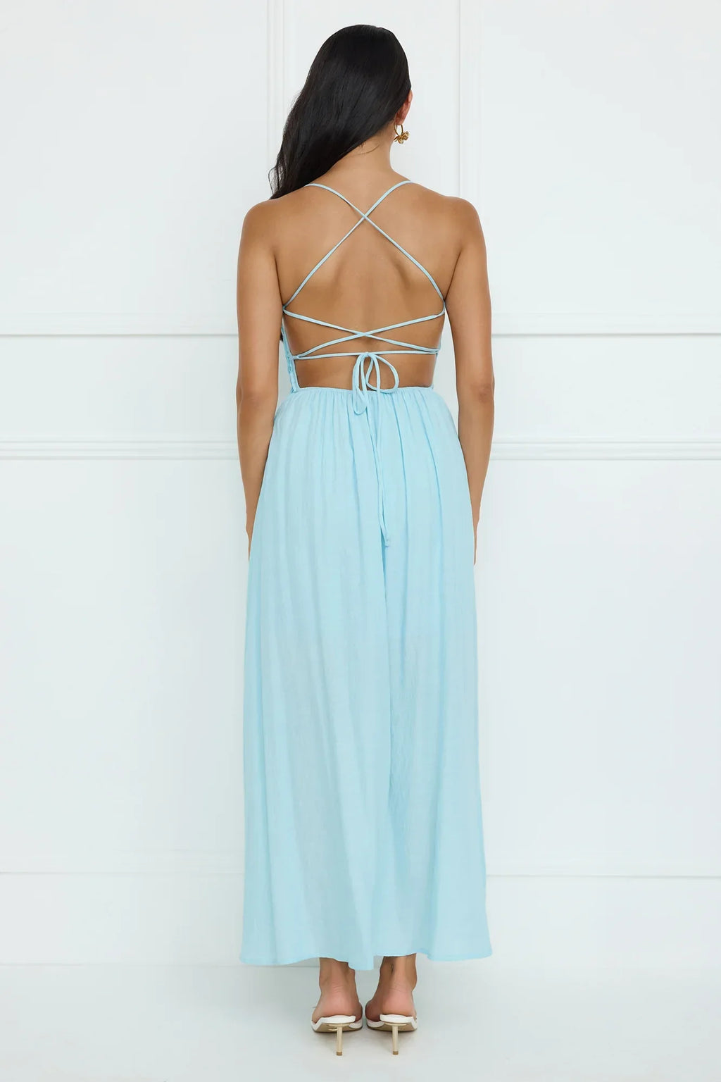 Discover Yourself Maxi Dress Blue