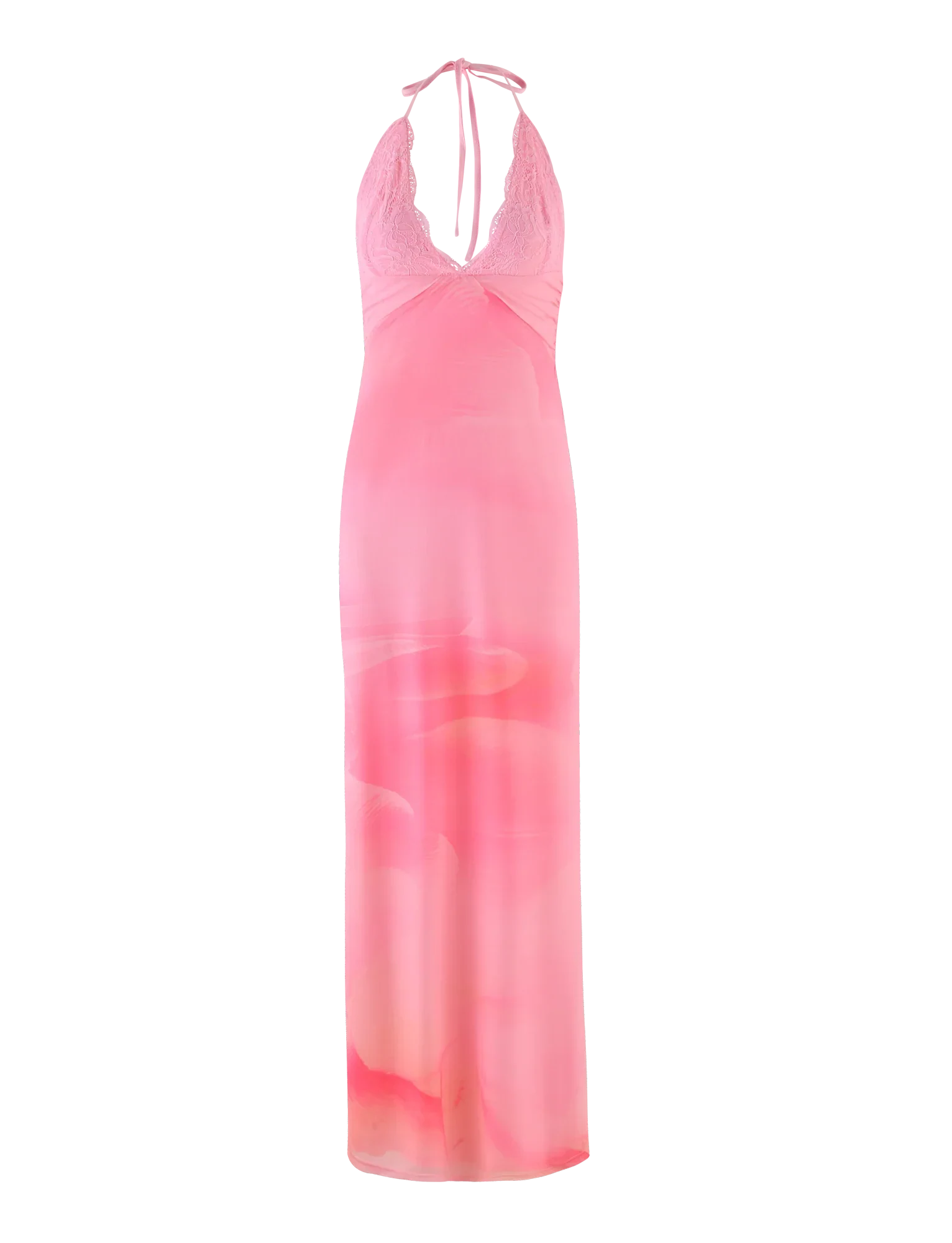 DENAE MAXI DRESS - PINK : FLORAL : PINK BLOSSOM