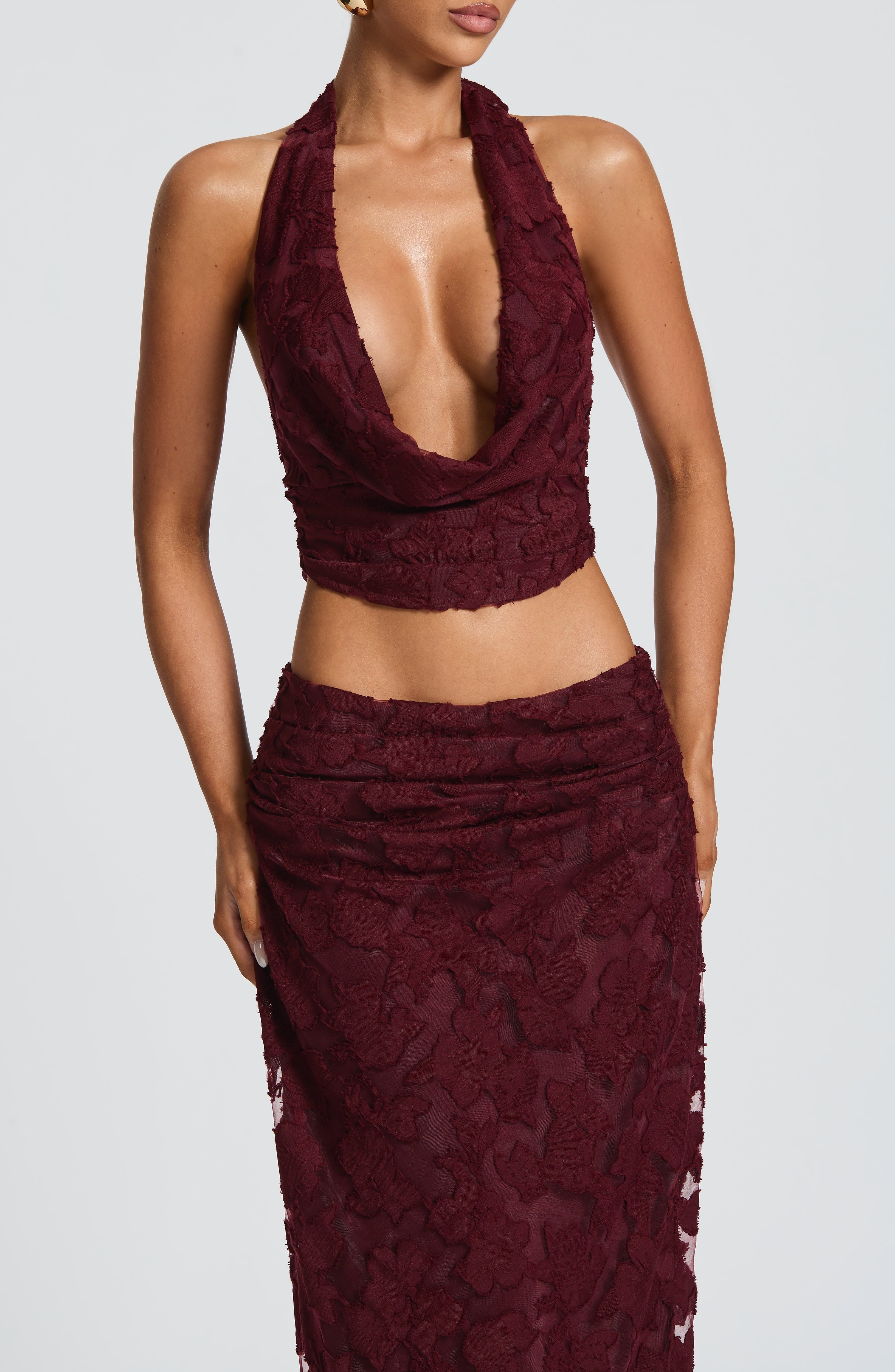 Naevina – Sheer flower co-ord set